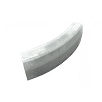 Half Batt Kerb External Radius 125 x 255mm HB 6m