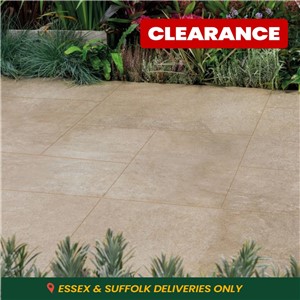 Porcelain 20mm Arenaria Mixed Sizes - Cream
