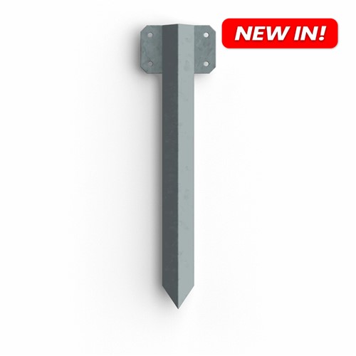 Sleeper Pin Straight Bracket: 365mm x 2mm Galvanised