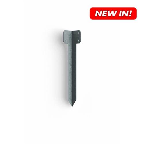 Sleeper Pin Corner Bracket: 365mm x 2mm Galvanised