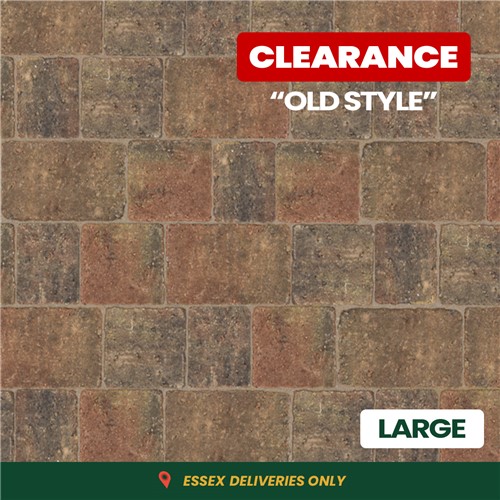 Woburn Rumbled 50mm Block (Old Style) 200mm x 134mm - Autumn
