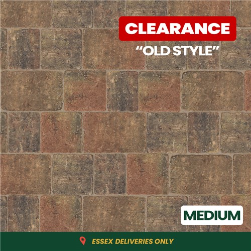 Woburn Rumbled 50mm Block (Old Style) 134mm x 134mm - Autumn