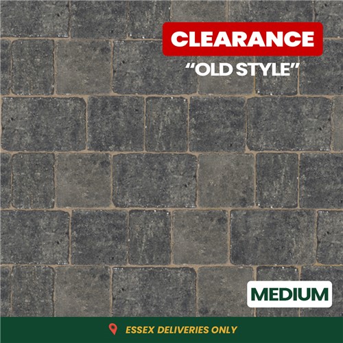 Woburn Rumbled 50mm Block (Old Style) 134mm x 134mm - Graphite