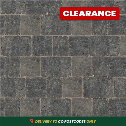 Woburn Rumbled 50mm Block (Old Style) 134mm x 134mm - Graphite