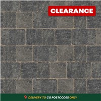 Woburn Rumbled 50mm Block (Old Style) 134mm x 134mm - Graphite