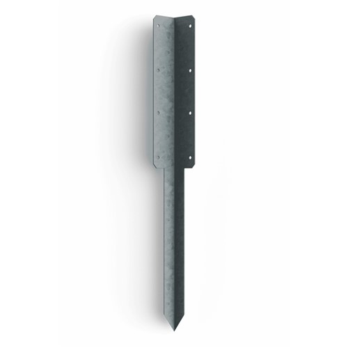 Double Sleeper Pin Corner Bracket: 750mm x 2mm Galvanised