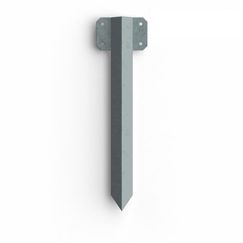 Sleeper Pin Straight Bracket: 365mm x 2mm Galvanised