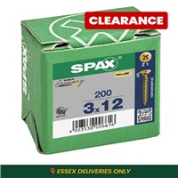 Spax Pozi CSK Woodscrews 3.0 x 12mm