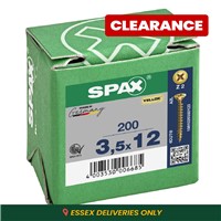 Spax Pozi CSK Woodscrews 3.5 x 12mm