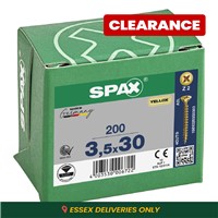 Spax Pozi CSK Woodscrews 3.5 x 30mm