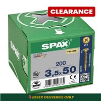 Spax Pozi CSK Woodscrews 3.5 x 50mm
