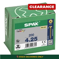 Spax Pozi CSK Woodscrews 4.0 x 25mm