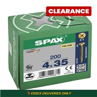 Spax Pozi CSK Woodscrews 4.0 x 35mm