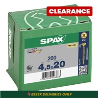 Spax Pozi CSK Woodscrews 4.5 x 20mm