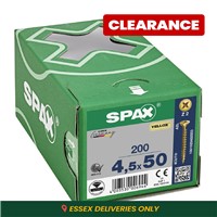 Spax Pozi CSK Woodscrews 4.5 x 50mm