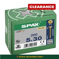 Spax Pozi CSK Woodscrews 5.0 x 30mm