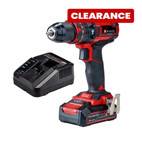Einhell 18V Combi Drill with a 2.5Ah Li-Ion Battery