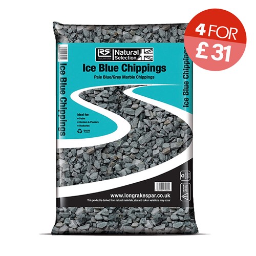 Ice Blue Chippings 20mm - Small Bag