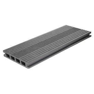 Saige Essential Hollow Composite Decking, Light Grey