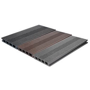 Saige Essential Hollow Composite Decking, Charcoal