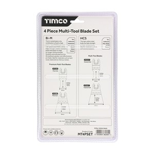 Timco Multi-Tool Blade Set - 4 Piece Set