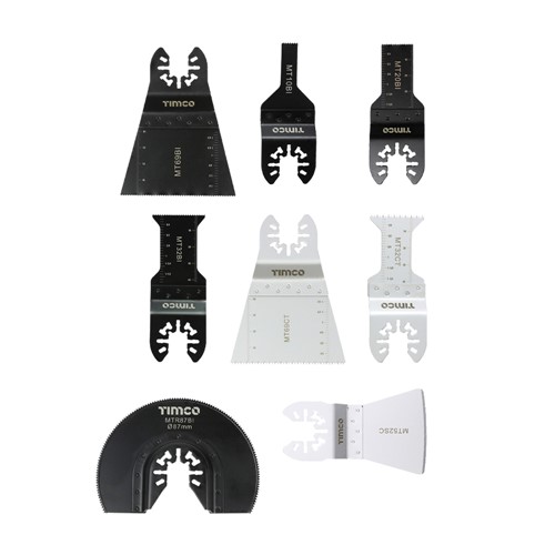 Timco Multi-Tool Blade Set - 8 Piece Set