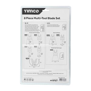 Timco Multi-Tool Blade Set - 8 Piece Set