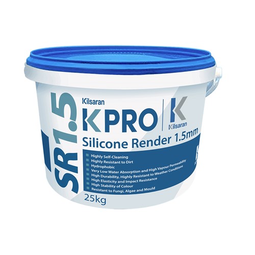 Kilsaran KPRO SR 1.5 Silicone Render White - 25kg Tub
