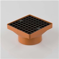 B1061  Square Hopper 160mm x 160mm with 110mm Solvent Socket