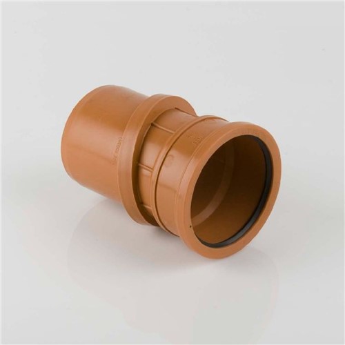 Adjustable 0-30 degree Single Socket Bend 110mm