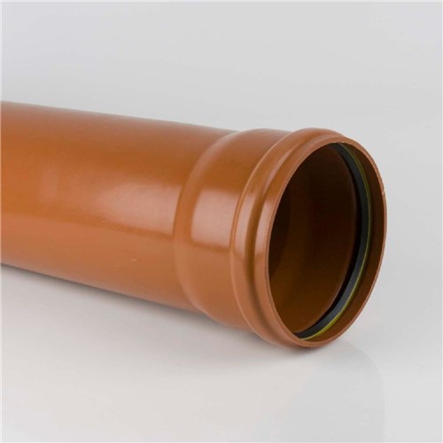 110mm x 6m Single Socket Pipe