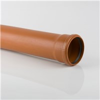 160mm x 3m Single Socket Pipe