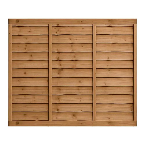 Waney Fence Panel 6' X 5'