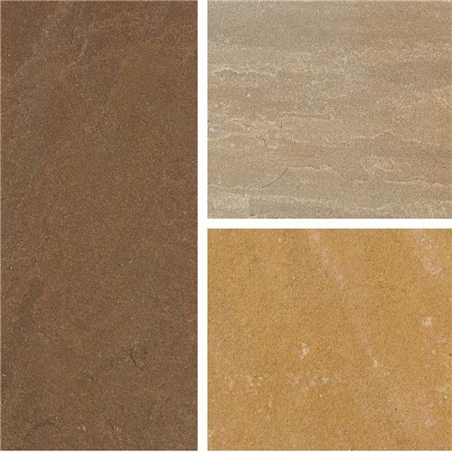 Bradstone Sandstone Mixed Sizes - Sunset Buff