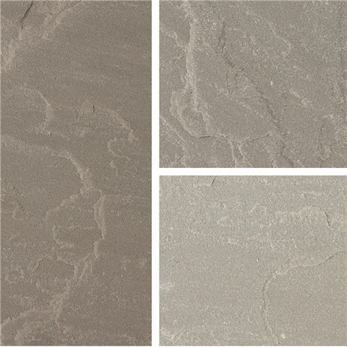 Bradstone Sandstone Mixed Sizes - Silver Grey