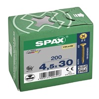 Spax Pozi CSK Woodscrews 4.5 x 30mm