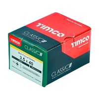 3.5 x 40mm Multi Purpose Screw CSK ZYP - Box of 200