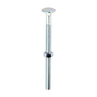 Timco Carriage Bolt & Hex Nut M12 x 180mm