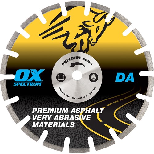 DA300/20 OX Spectrum Premium Diamond Blade - Asphalt - 300/20mm
